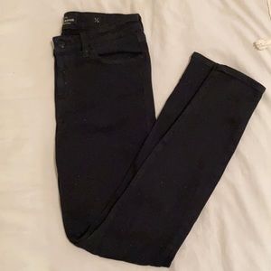 Glitter Black Skinny Jeans